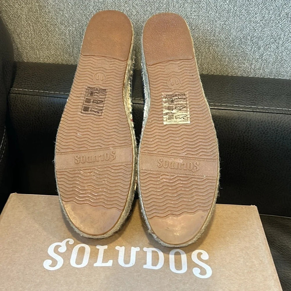 SOLUDOS Women’s Oxford Lace-Up Platform Red/White/Blue Canvas Size 11 NIB - Picture 6 of 9